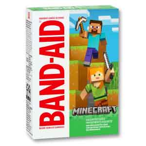 Minecraft Band-Aid Bandages