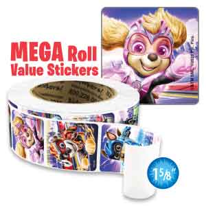 PAW Patrol: The Mighty Movie Mega Roll Value Stickers™
