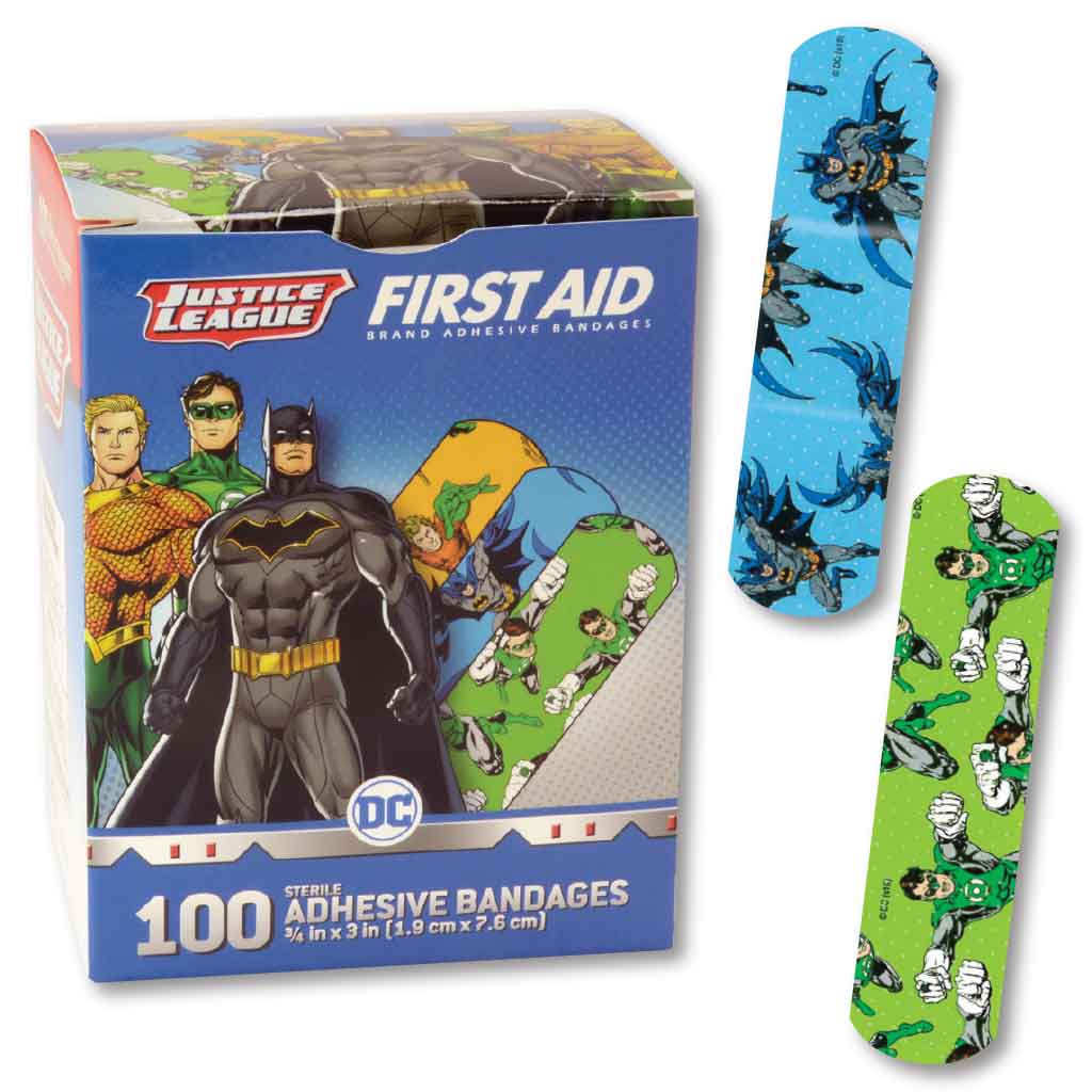 Justice League Bandages - Batman, Green Lantern, Aquaman