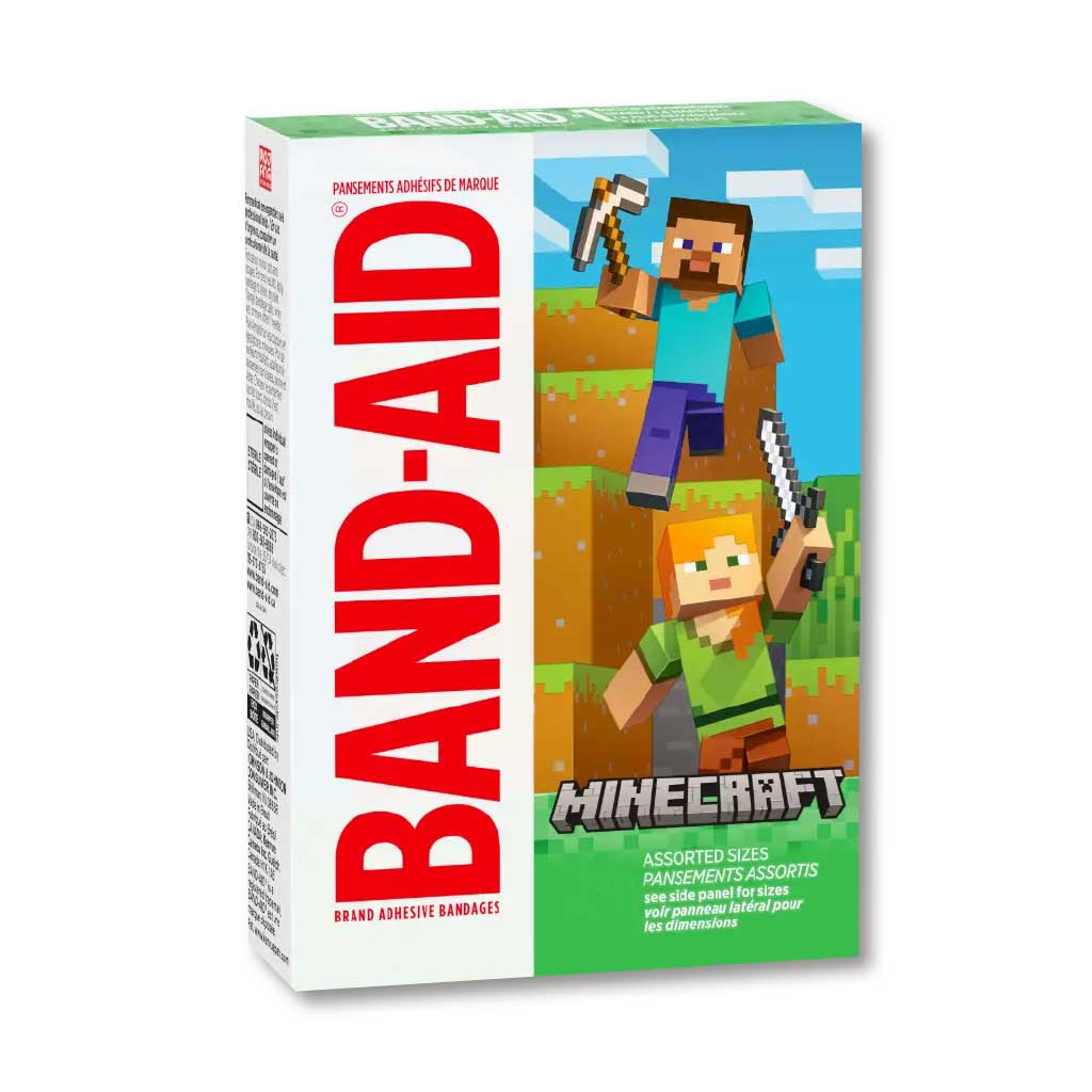 Minecraft Band-Aid Bandages