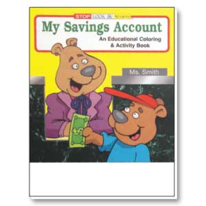 My Savings Account Coloring Books