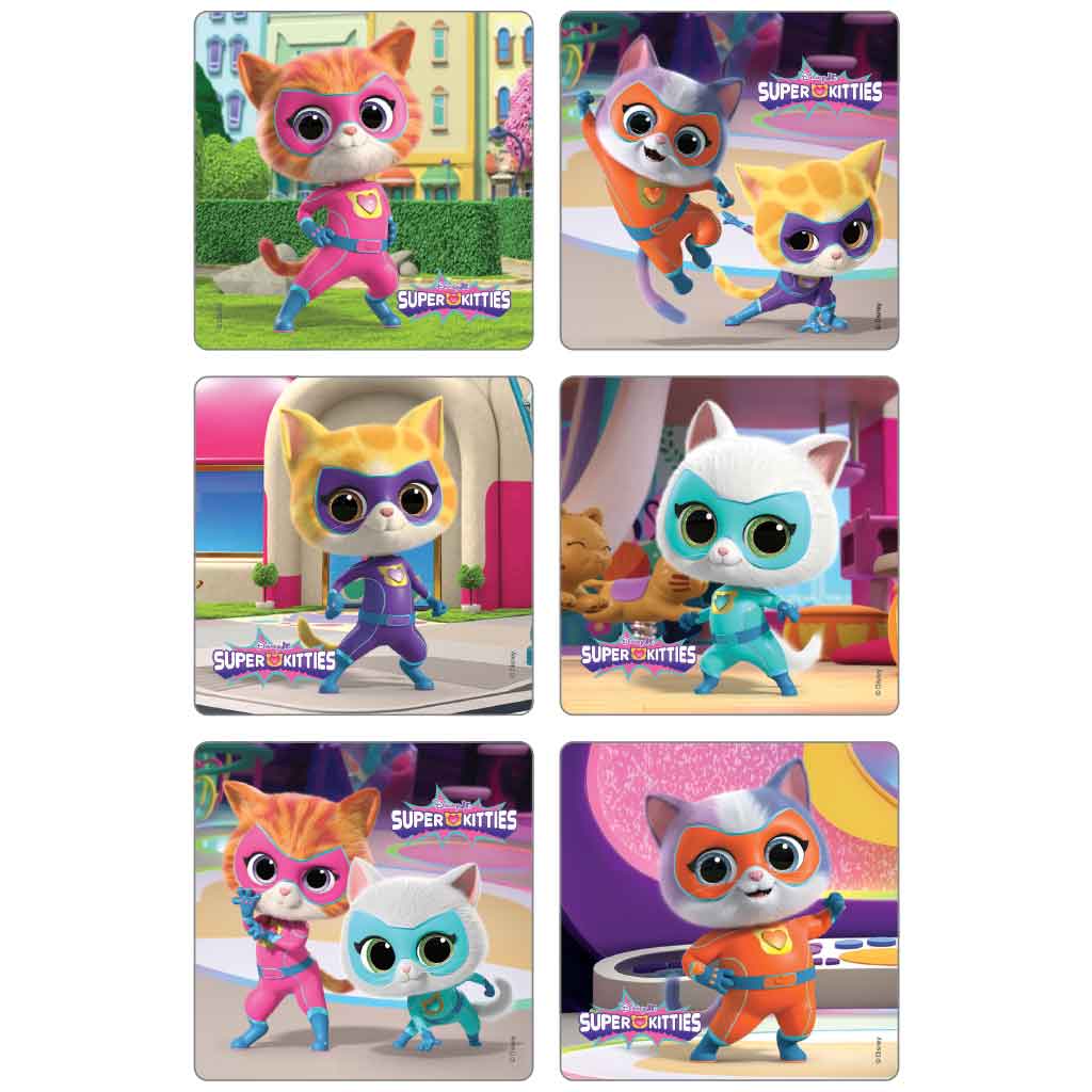SuperKitties Disney Stickers