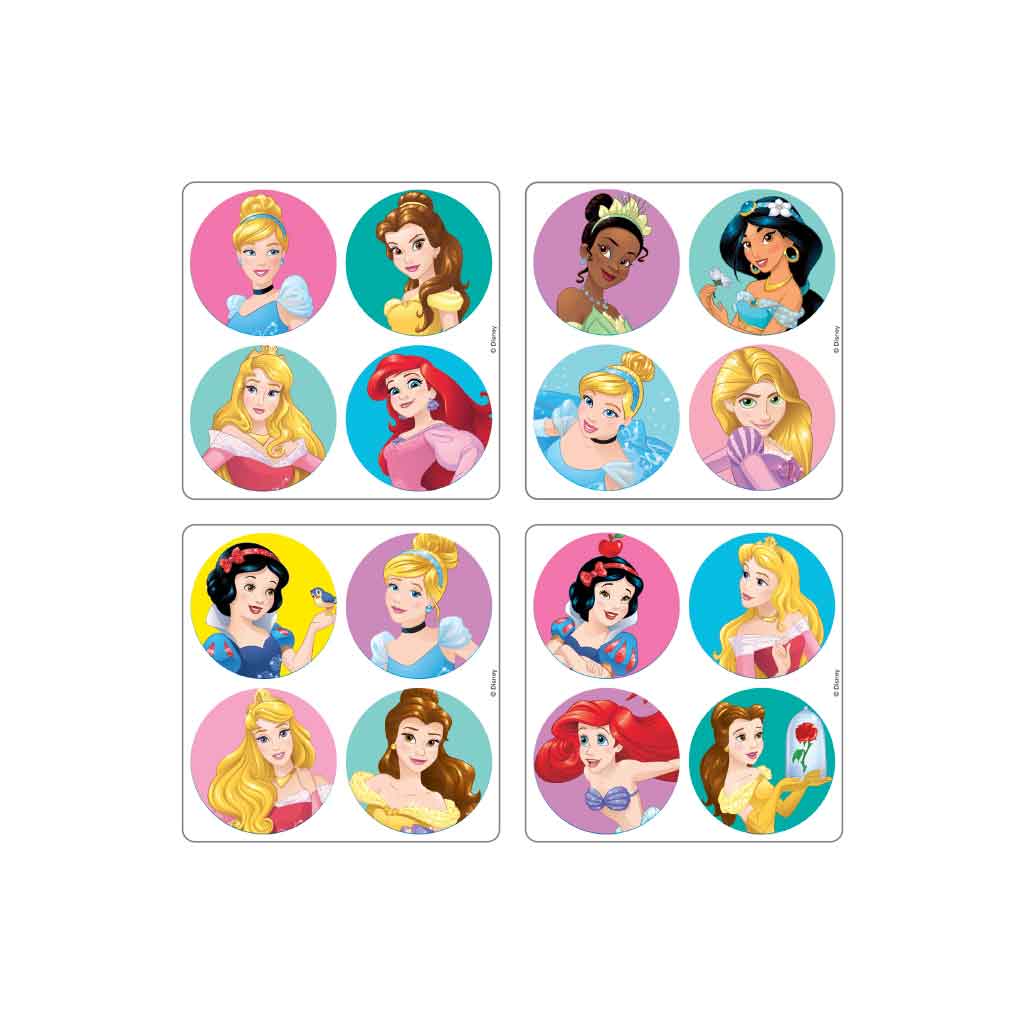Disney Princesses MiniBadges Stickers