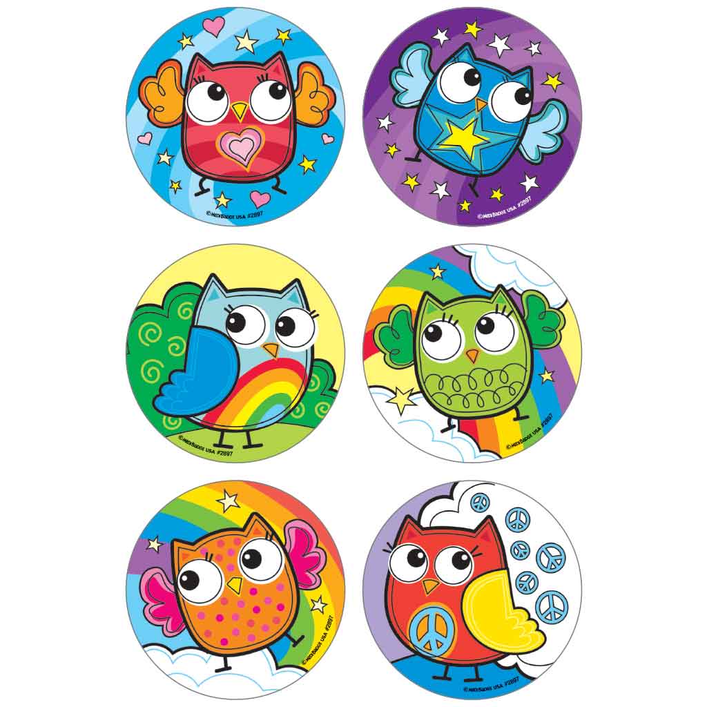 Owls Asst. Stickers
