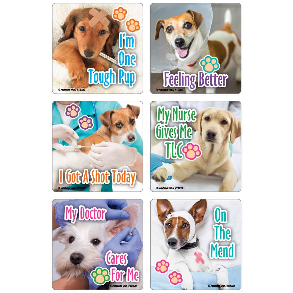TLC Pups Asst. Stickers