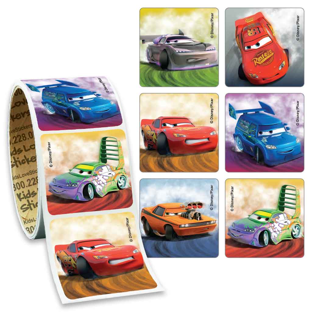 Disney Cars Value Stickers - Roll