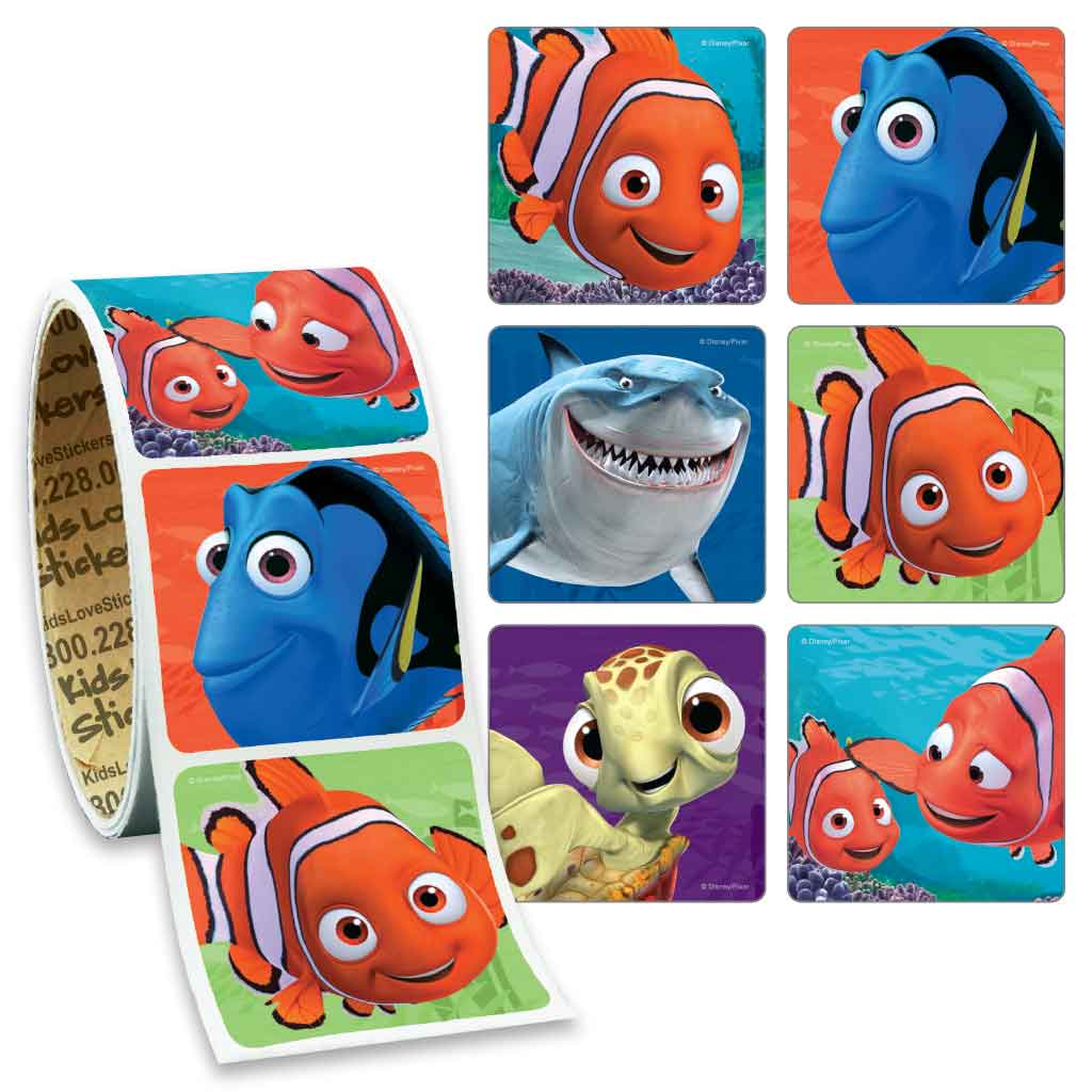 Finding Nemo Value Stickers - Roll