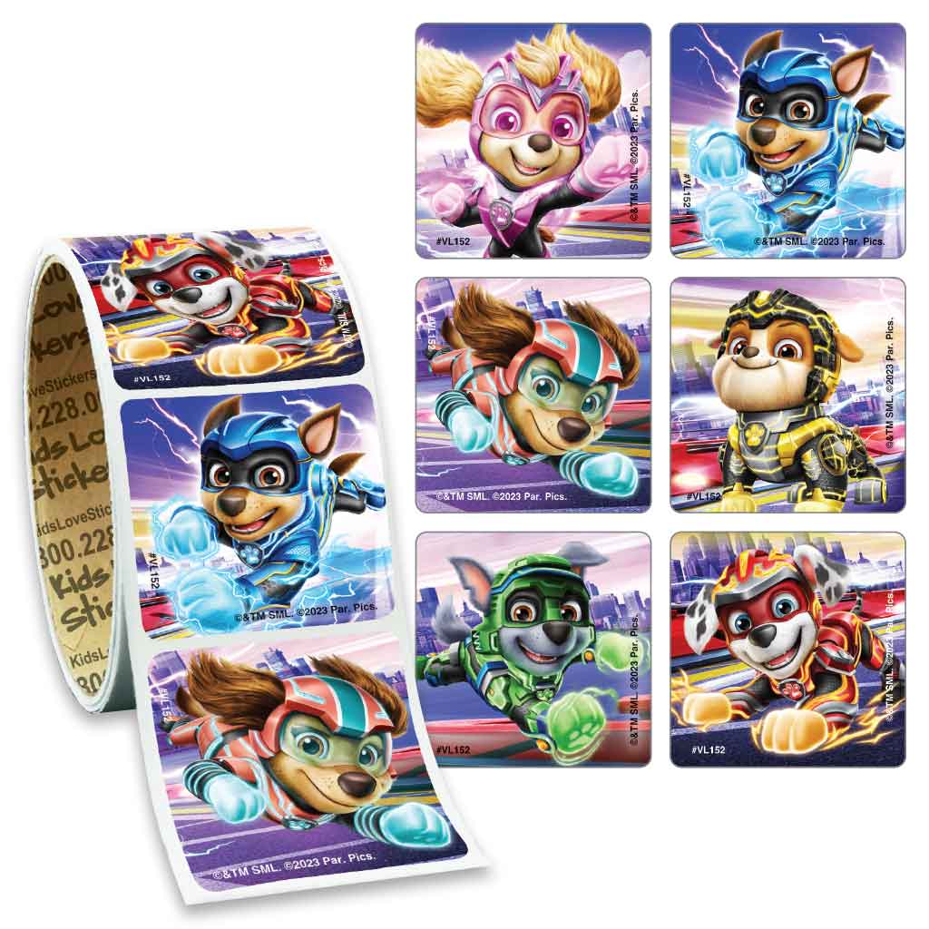 PAW Patrol: The Mighty Movie Value Stickers™ - Roll