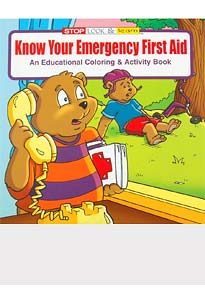 Emergency First Aid Coloring Books