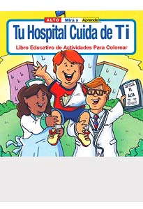 Spanish - Hospital Cares About You Coloring Books