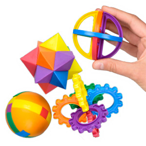 Colorful 3D Puzzle Balls